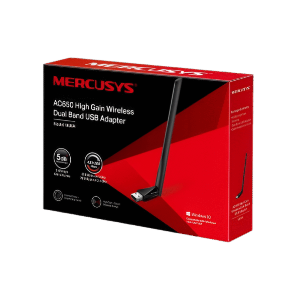 Mercusys MU6H AC650 High Gain Wireless 650Mbps Wi-Fi
