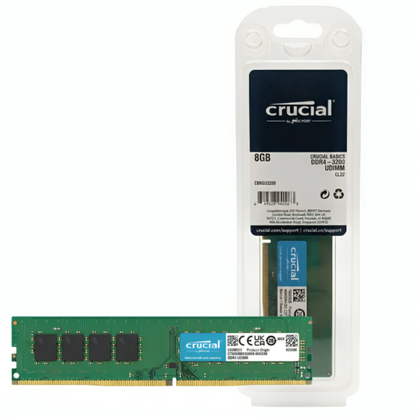3200 RAM Crucial 8GB DDR4